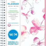 Blue Sky 2021 Weekly & Monthly Planner, Flexible Cover, Twin-Wire Binding, 8.5" x 11", Orchid (124095)